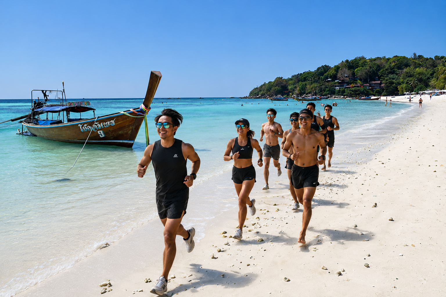 Run Club am Strand